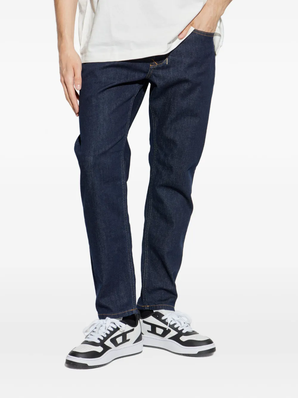 Diesel Straight jeans Blauw