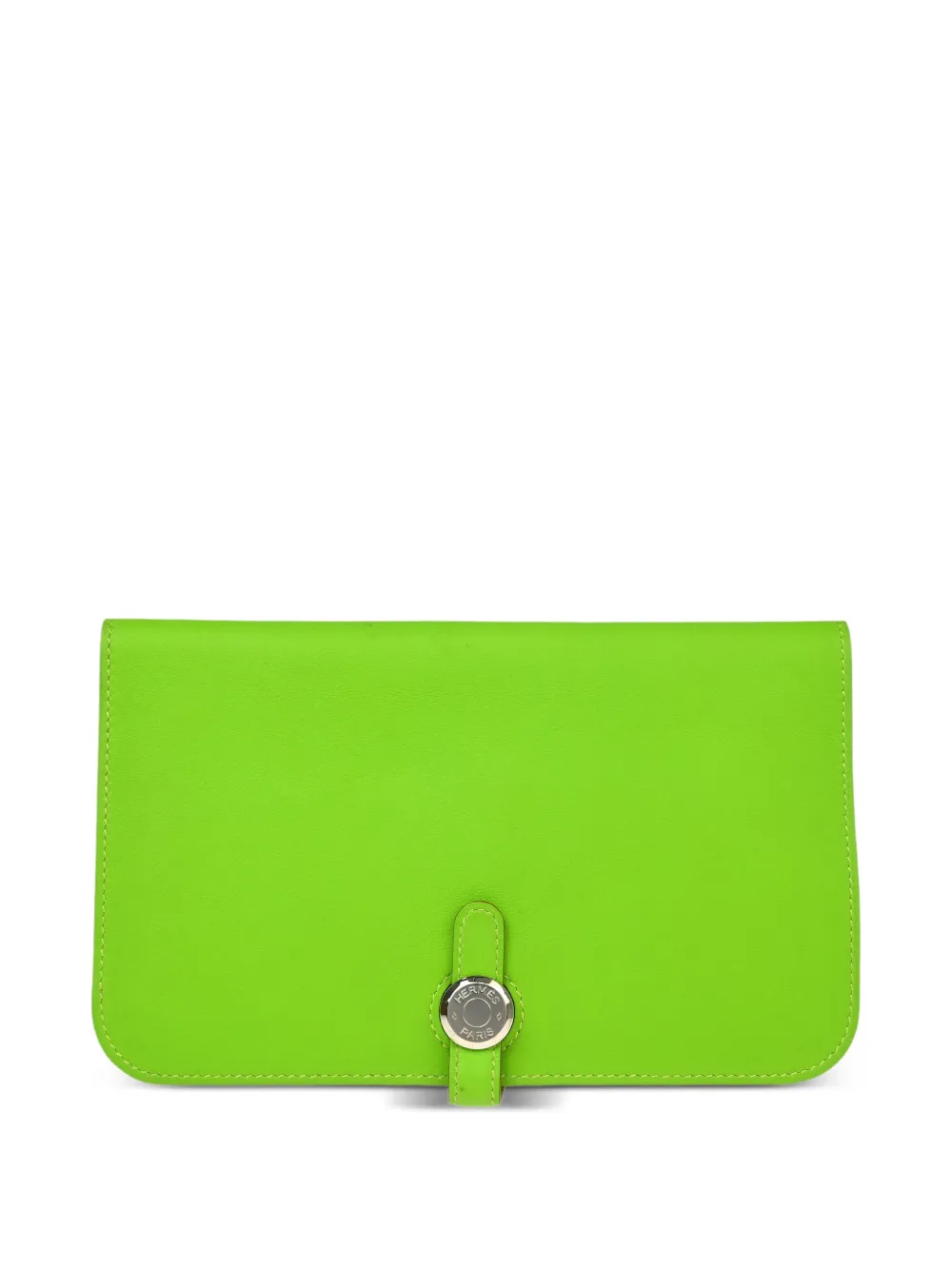Hermès Pre-Owned 2012 Dogon GM wallet | Green | Image 1