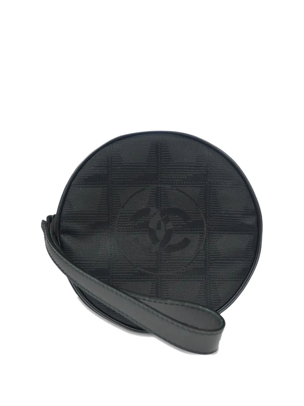 CHANEL Pre-Owned 2000 Travel Line round pouch | Black | Image 1