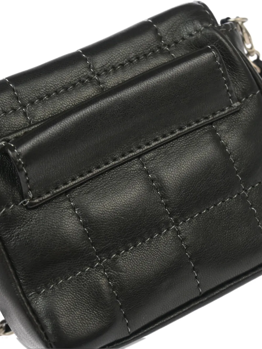 Pre-owned Chanel 2000 Micro Choco Bar Shoulder Bag