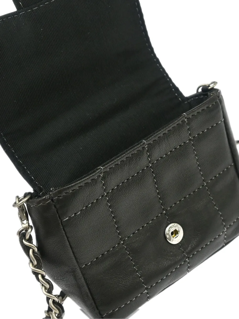 Pre-owned Chanel 2000 Micro Choco Bar Shoulder Bag