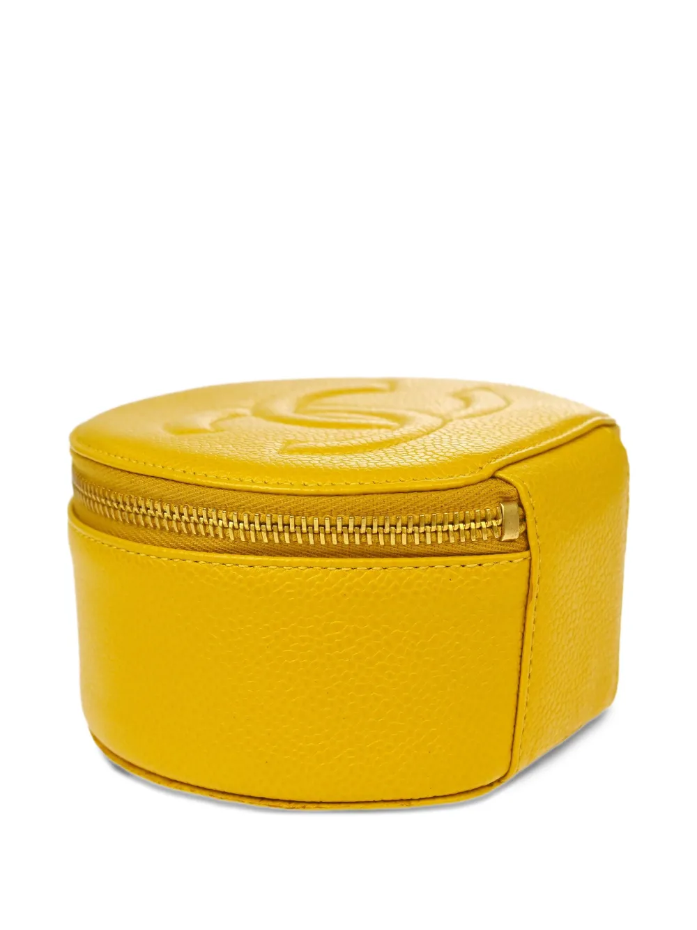 Pre-owned Chanel 1995 Cc Logo Jewelry Case