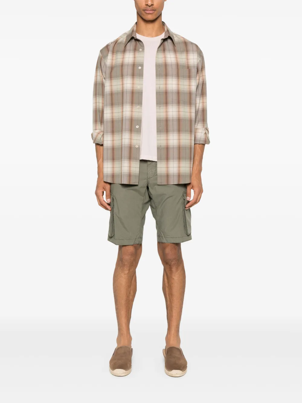Mason's Cargo bermuda shorts - Groen