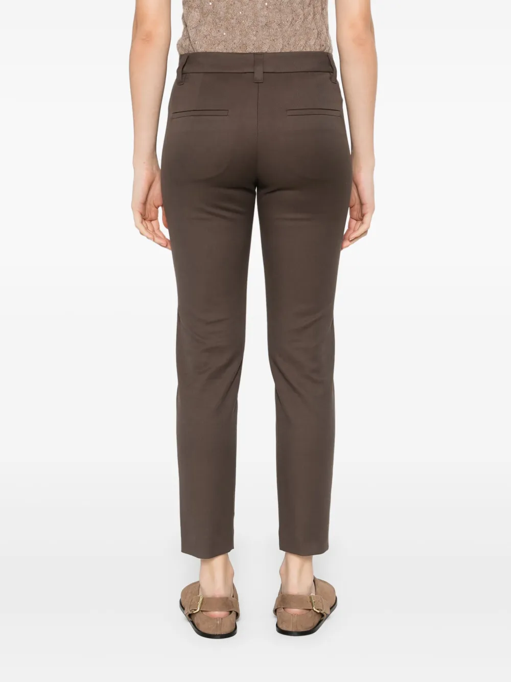 Brunello Cucinelli Slim-fit broek Groen