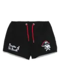 MC2 Saint Barth Kids logo-print shorts - Black