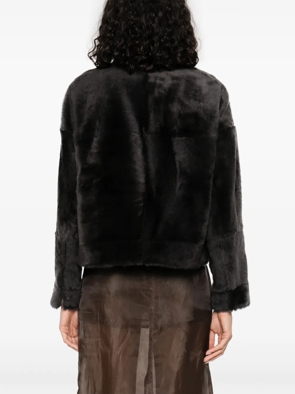 Brunello Cucinelli Lammy jack Grijs