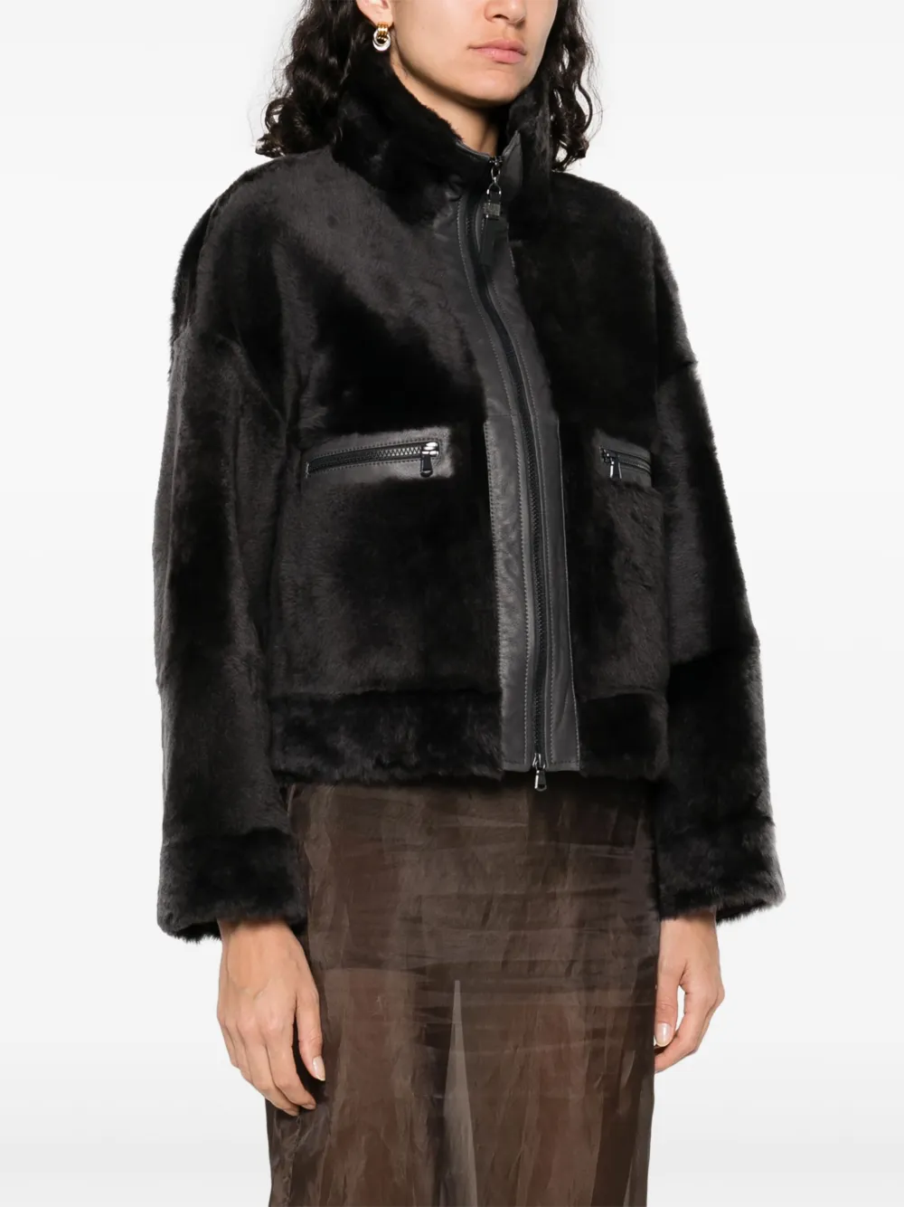 Brunello Cucinelli Lammy jack Grijs