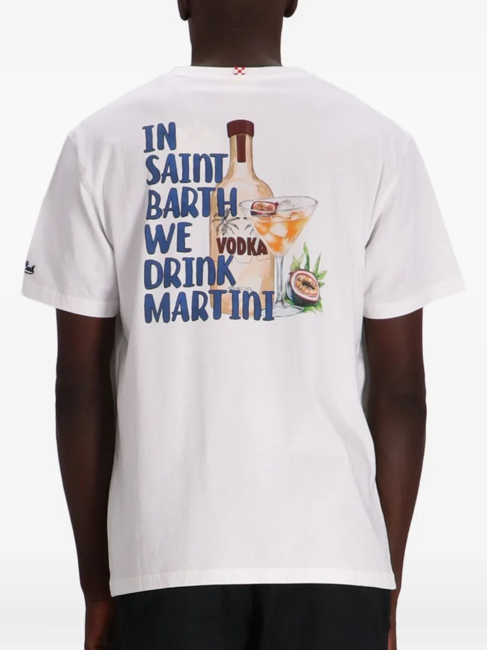 MC2 Saint Barth Martini T-shirt Wit