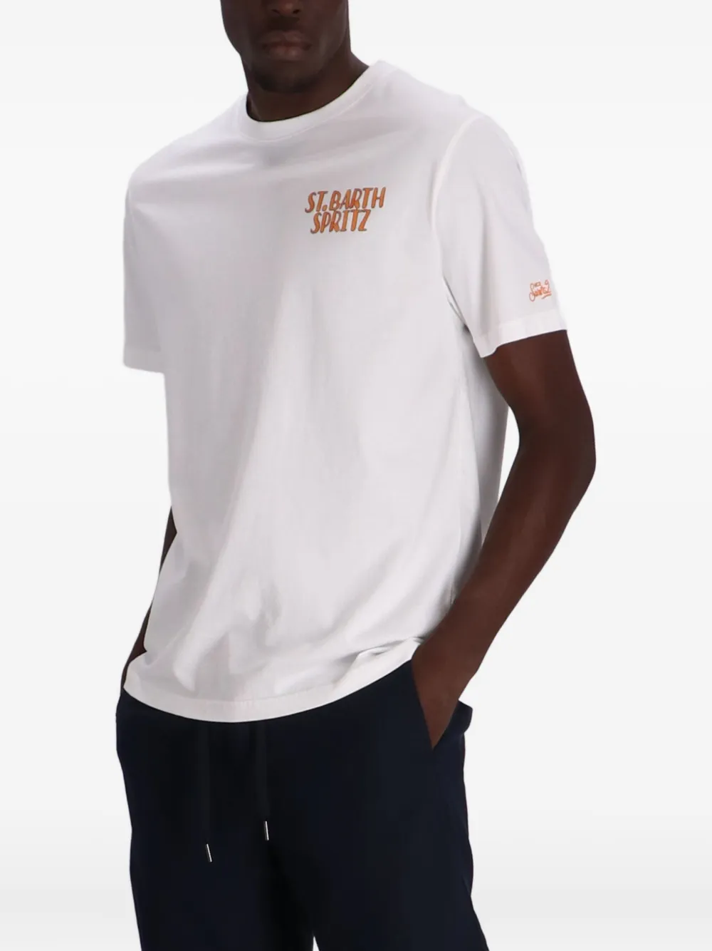 MC2 Saint Barth T-shirt met logoprint Wit