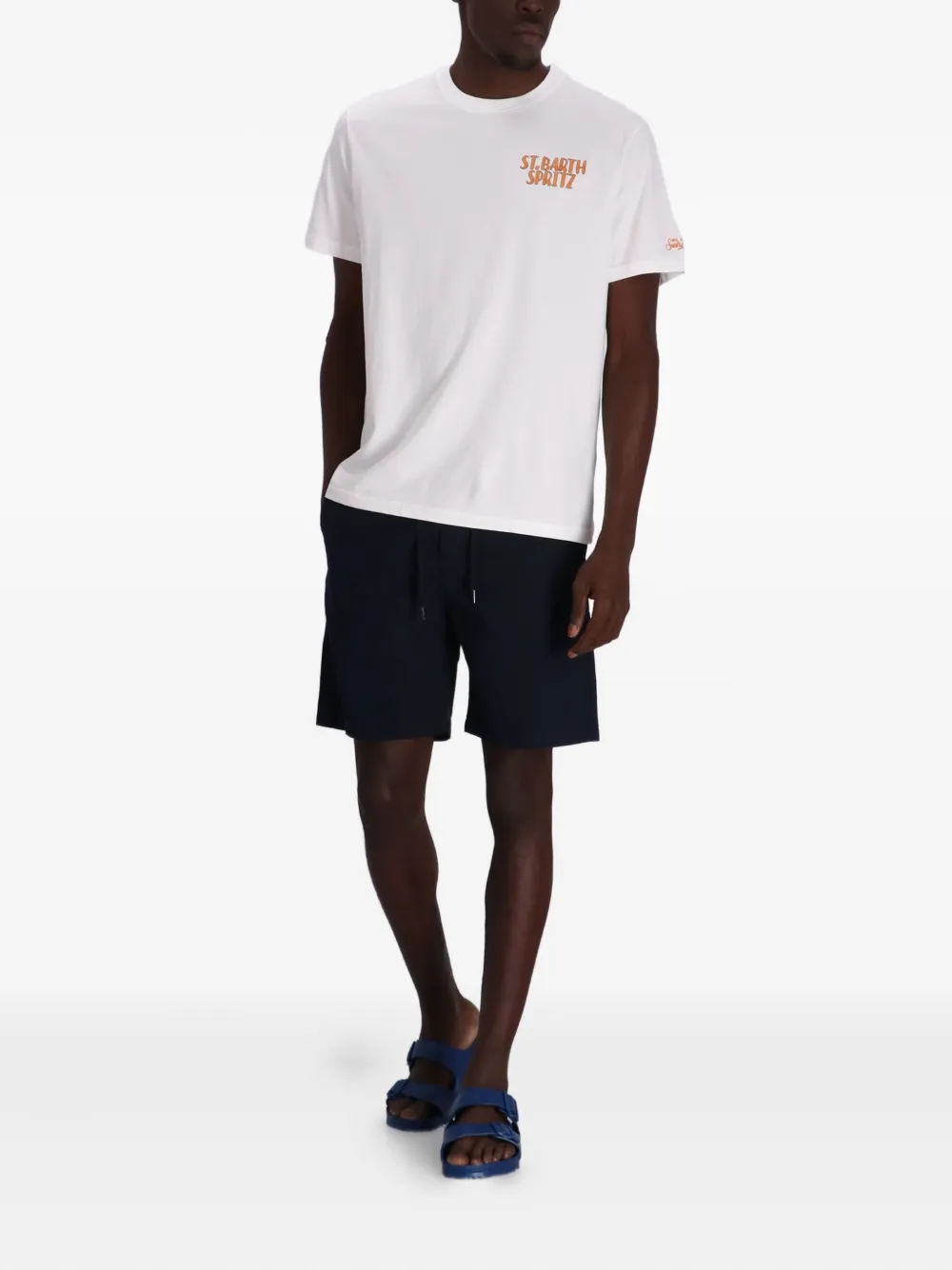 MC2 Saint Barth T-shirt met logoprint Wit