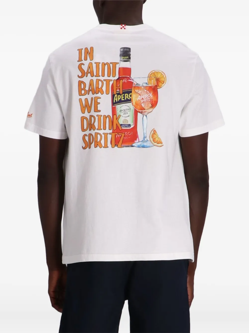MC2 Saint Barth T-shirt met logoprint Wit