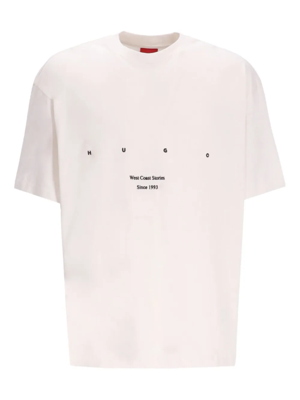 HUGO graphic-print T-shirt | White | Image 1