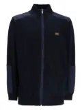 Karl Lagerfeld zip-up cardigan - Blue