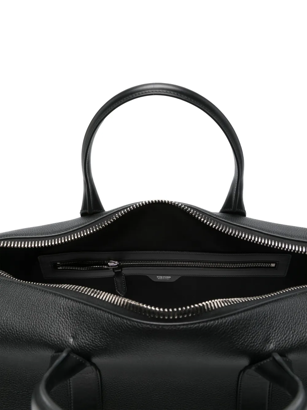 TOM FORD Leren reistas Zwart