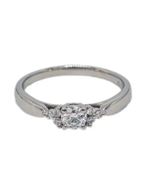 Tiffany & Co. Pre-Owned anillo Harmony en platino con diamante 1990-2000