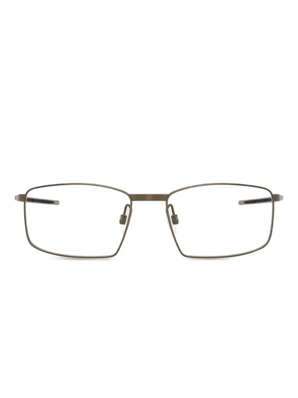 Oakley Burrow rectangle-frame glasses | Grey | Image 1