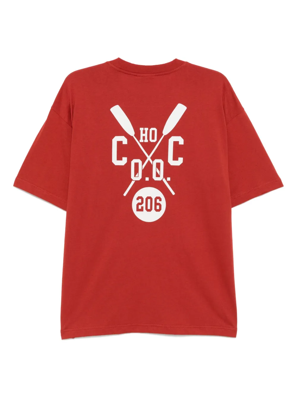 CHOCOOLATE T-shirt met logoprint Oranje