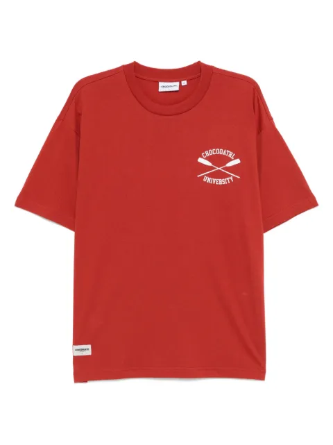 CHOCOOLATE logo-print T-shirt