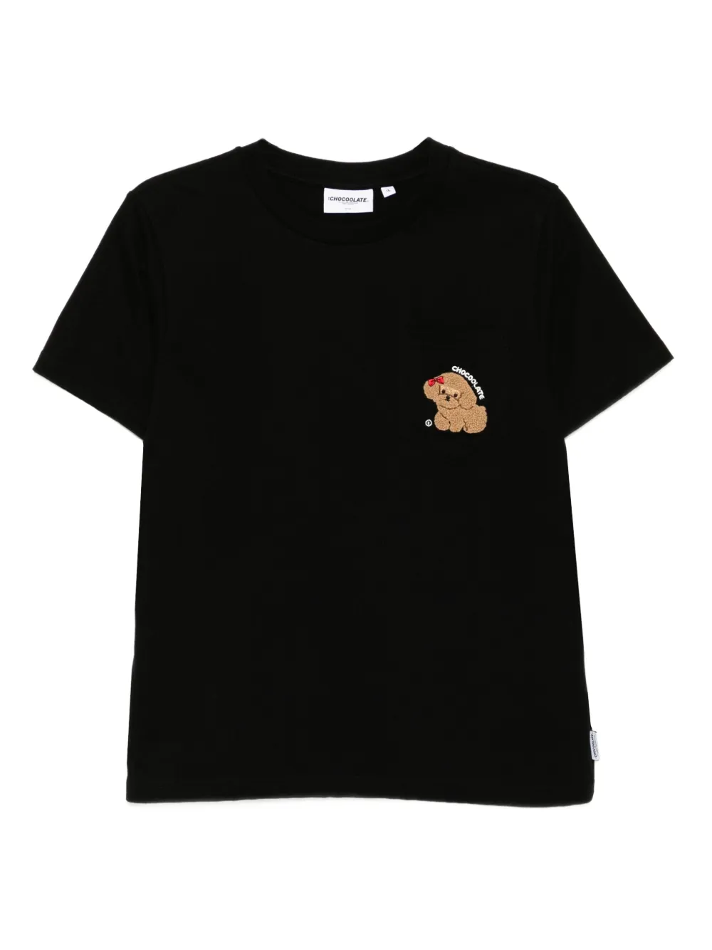 CHOCOOLATE Katoenen T-shirt Zwart