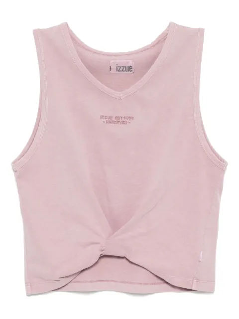 izzue draped tank top