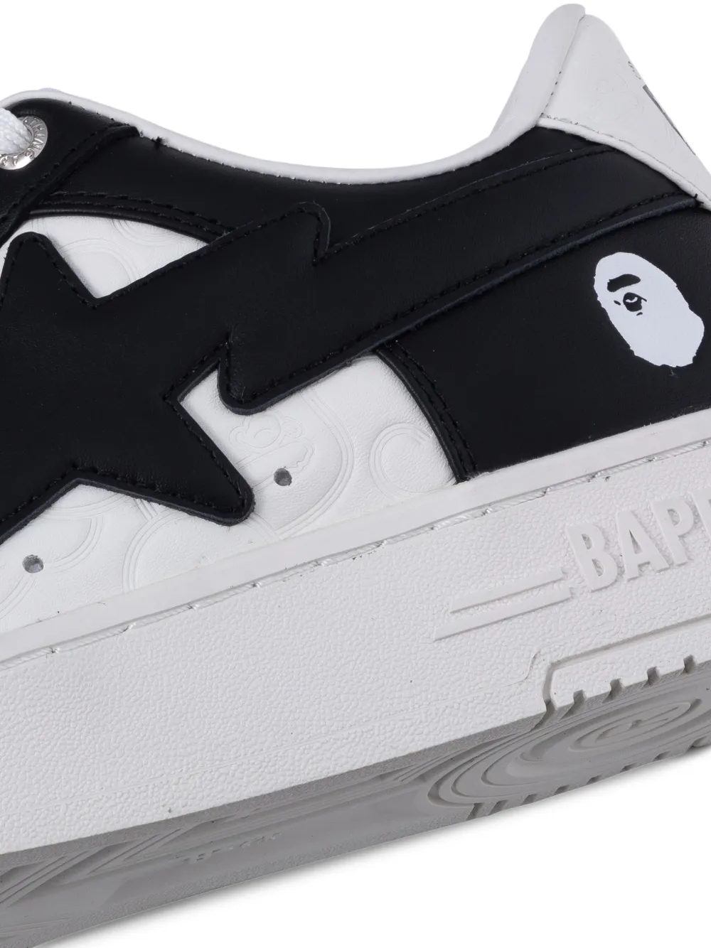 A BATHING APE Bape Sta #3 low-top sneakers White