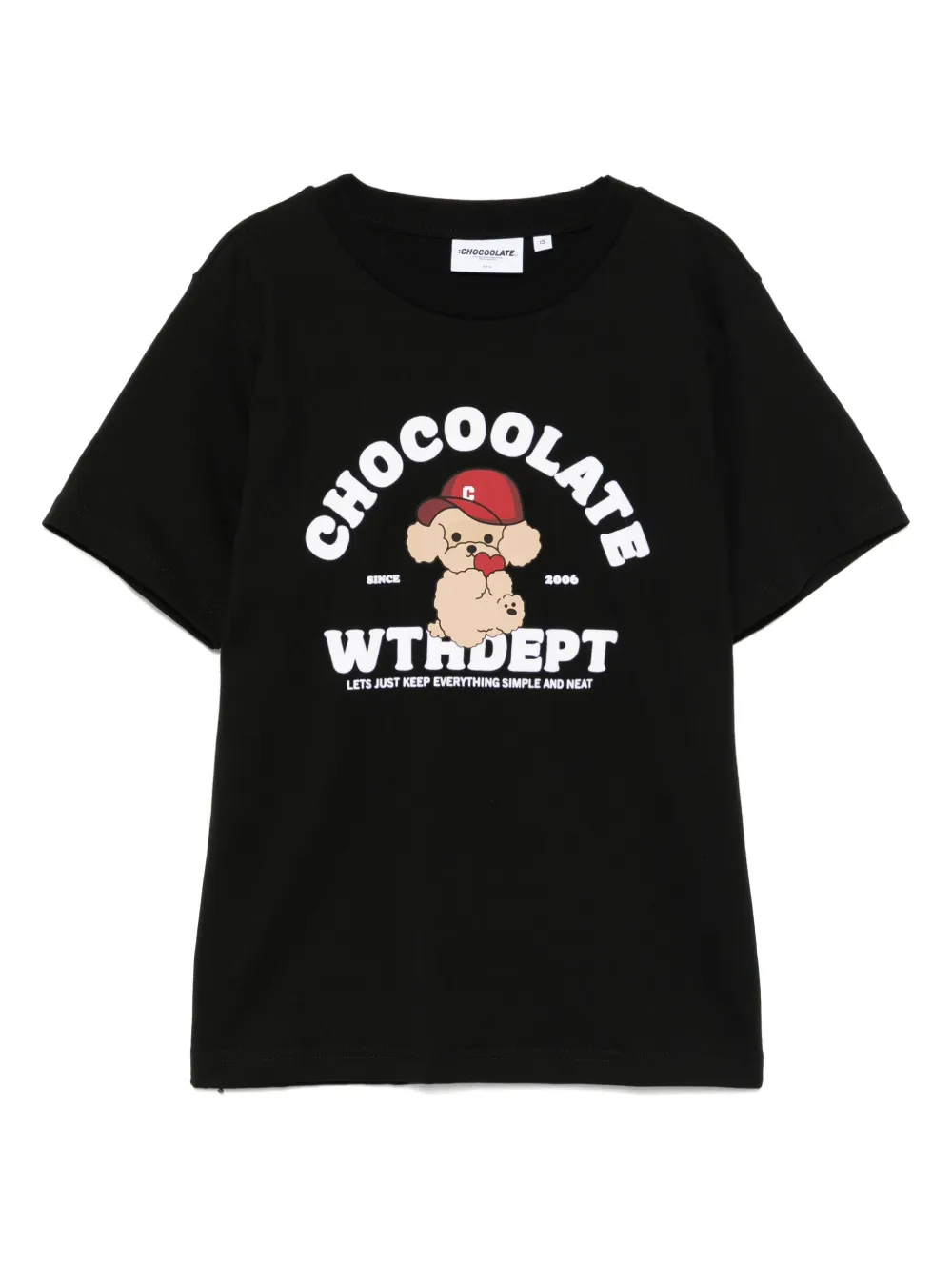 CHOCOOLATE printed T-shirt | Black | Image 1