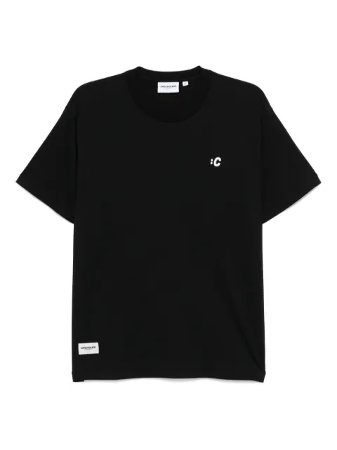 CHOCOOLATE logo-embroidered T-shirt