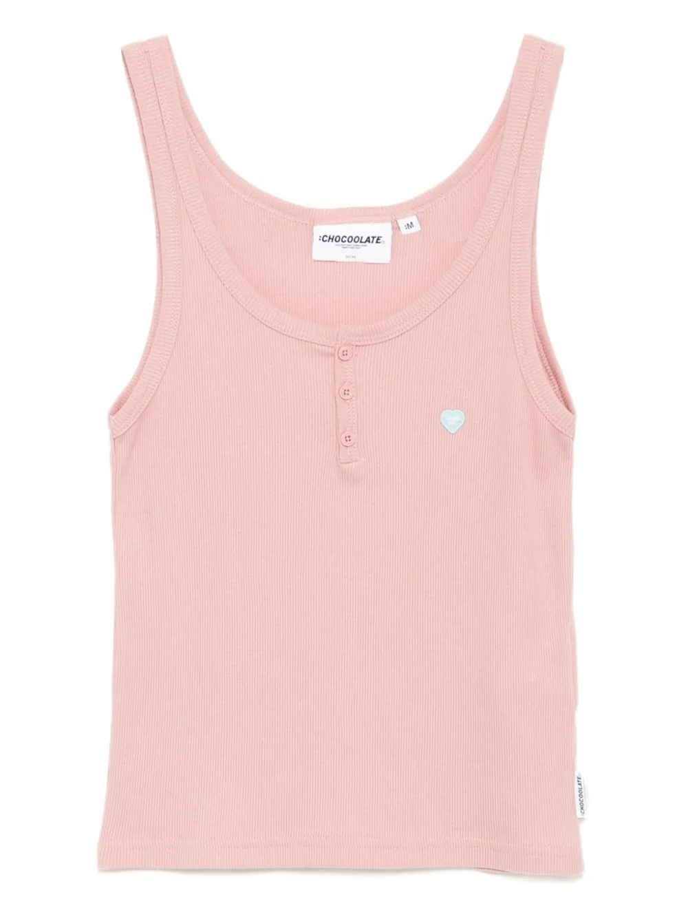CHOCOOLATE Katoenen tanktop Roze