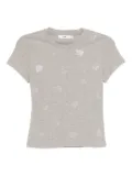 b+ab crystal-embellished T-shirt - Grey