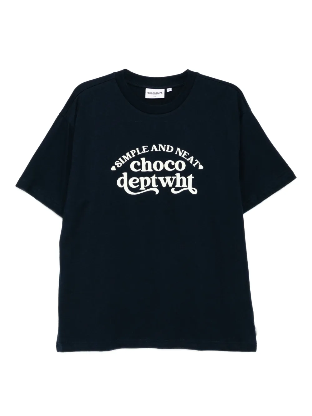 CHOCOOLATE Katoenen T-shirt Blauw