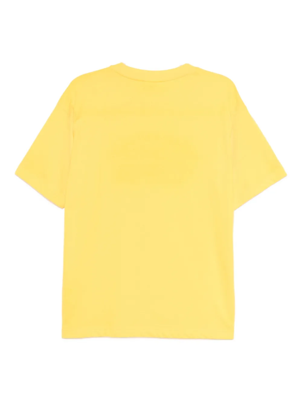 CHOCOOLATE T-shirt met geborduurd logo Geel
