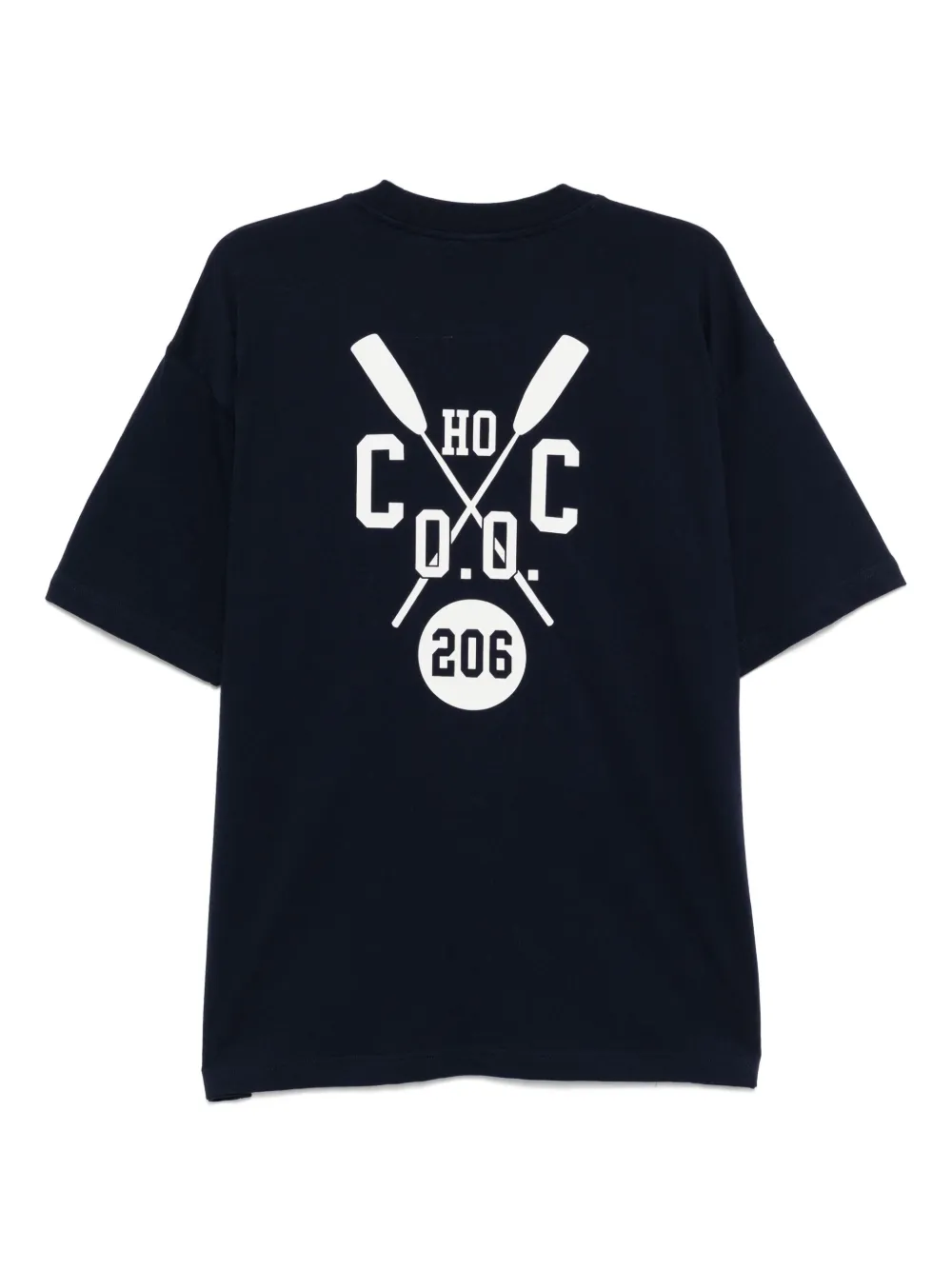 CHOCOOLATE graphic-printed T-shirt - Blauw
