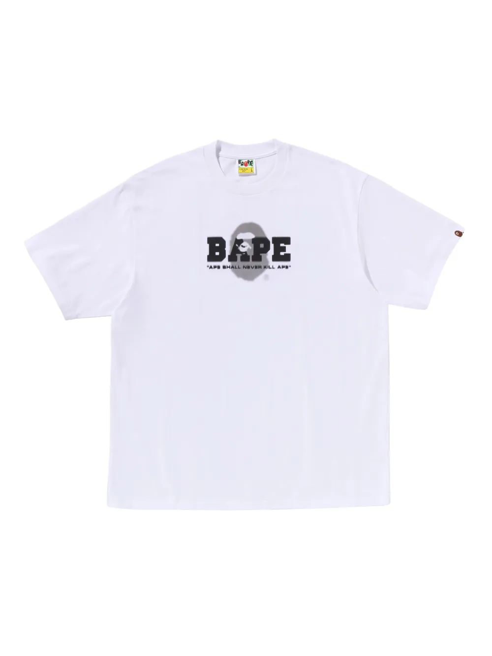 A BATHING APE® logo-print T-shirt | White | Image 1