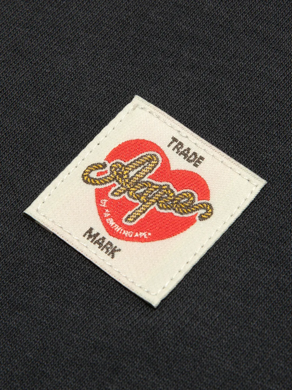 AAPE BY *A BATHING APE T-shirt met logoprint Zwart