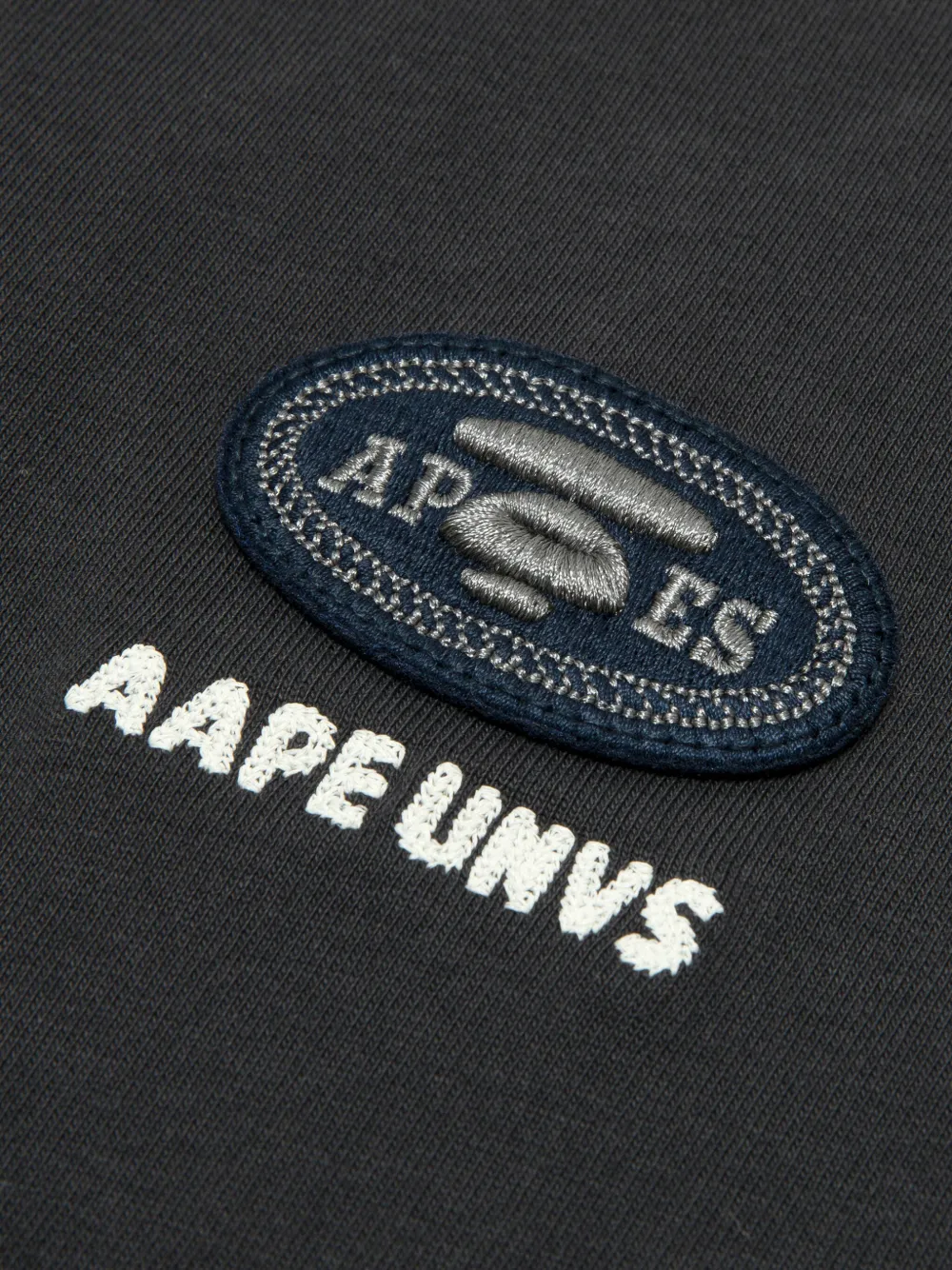 AAPE BY *A BATHING APE T-shirt met logoprint Zwart