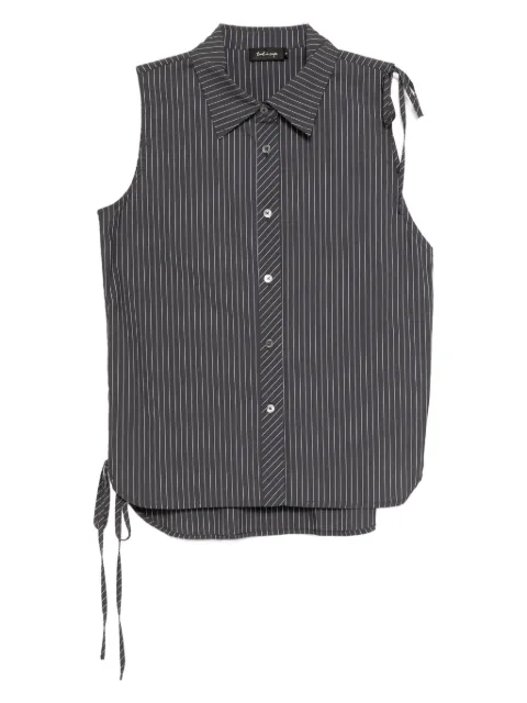 tout a coup Camicia smanicata a righe