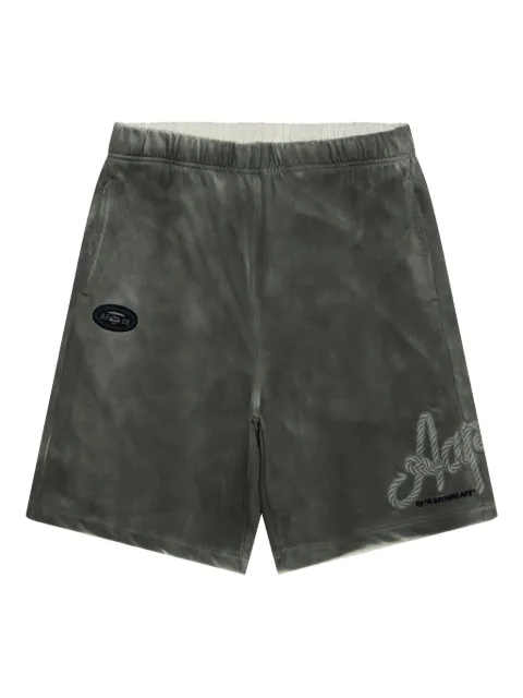 AAPE BY *A BATHING APE® tie-dye print shorts
