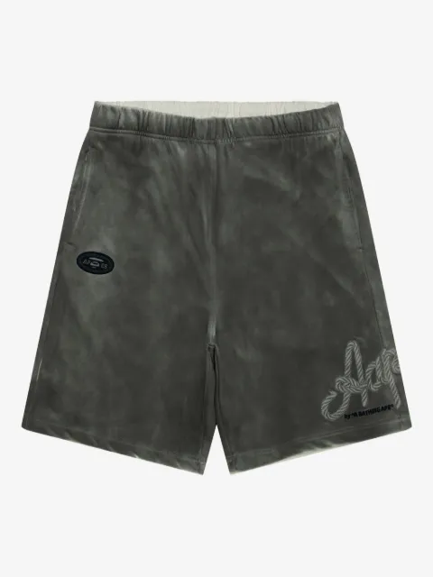 AAPE BY *A BATHING APE® shorts con estampado tie-dye