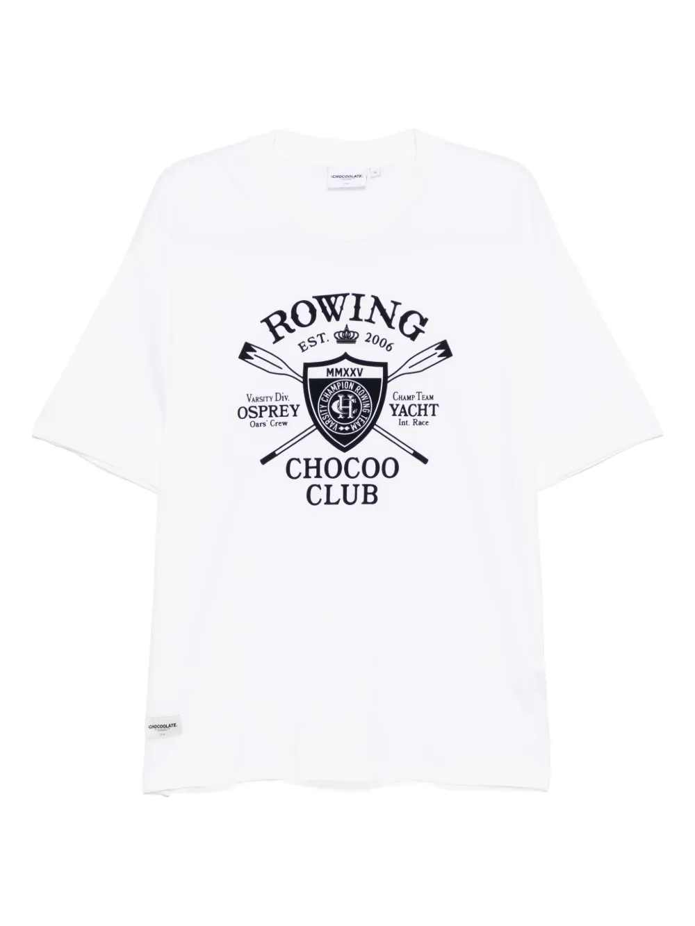 CHOCOOLATE embossed-printed T-shirt | White | Image 1