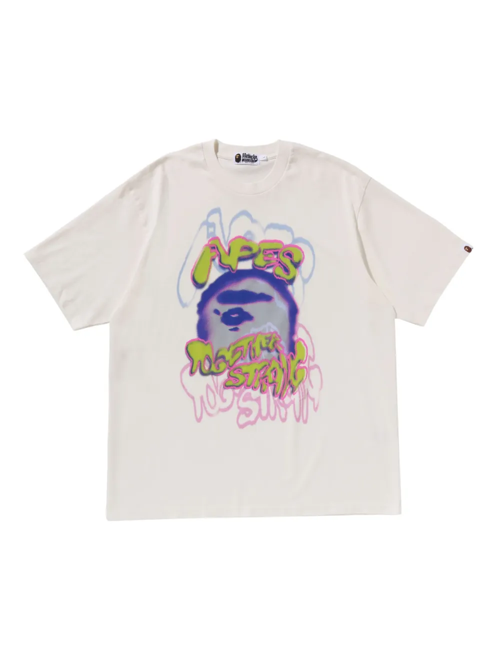 A BATHING APE® 그래픽 프린트 티셔츠 | 뉴트럴 | Image 1