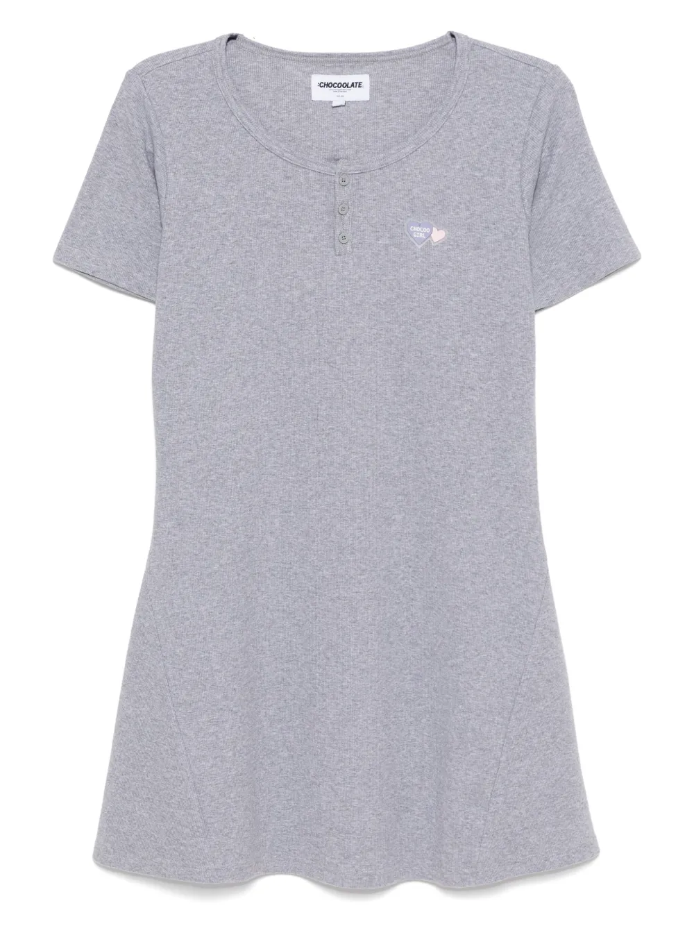 logo-patch dress