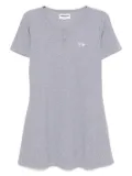 CHOCOOLATE logo-patch dress - Grey