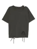 tout a coup ruched tee - Grey