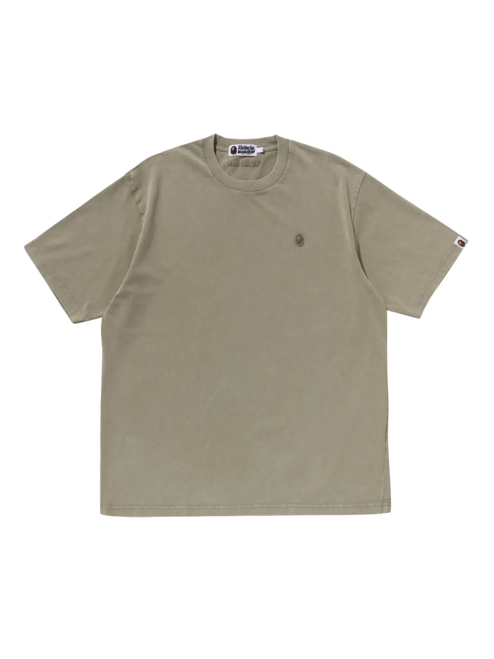 A BATHING APE® t-shirt en coton | vert | Image 1
