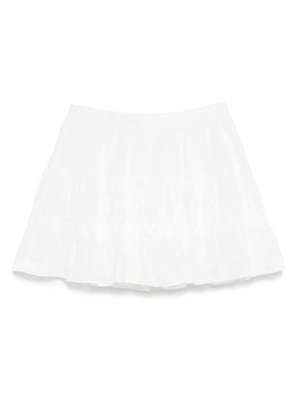 CHOCOOLATE tiered skirt - Wit