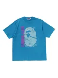 A BATHING APE® graphic-print T-shirt - Blue