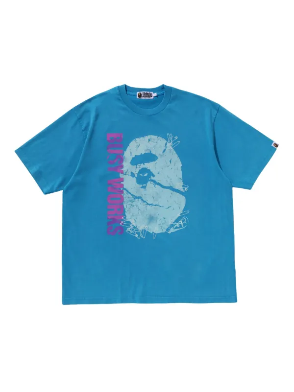 A BATHING APE® グラフィック Tシャツ | ブルー | FARFETCH JP