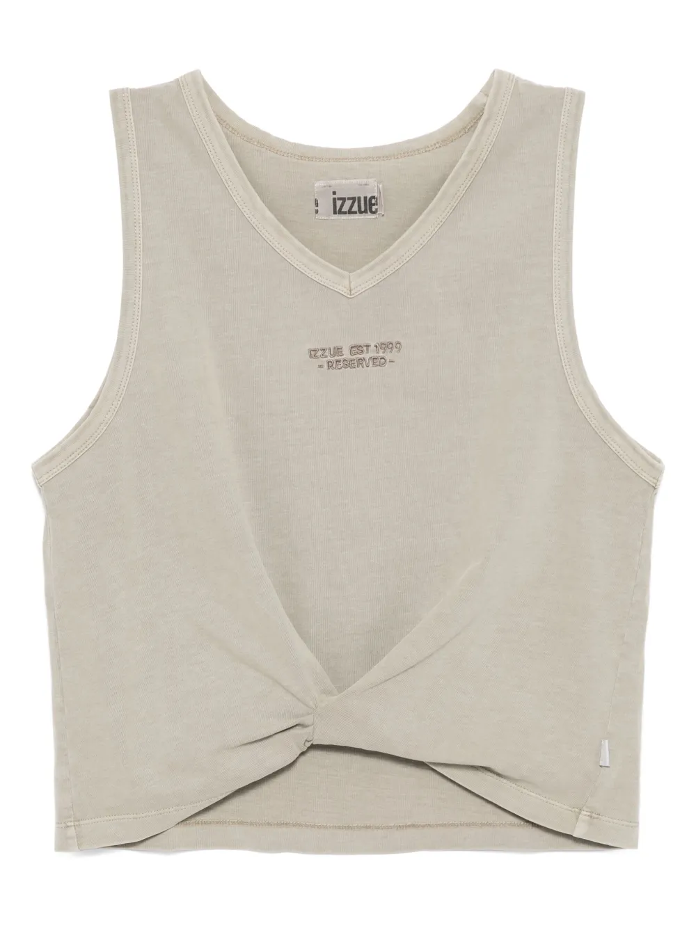 izzue knotted top | tons neutres | Image 1
