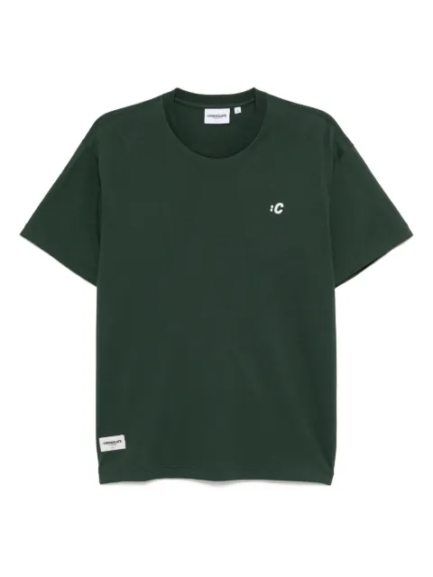 CHOCOOLATE logo-embroidered T-shirt