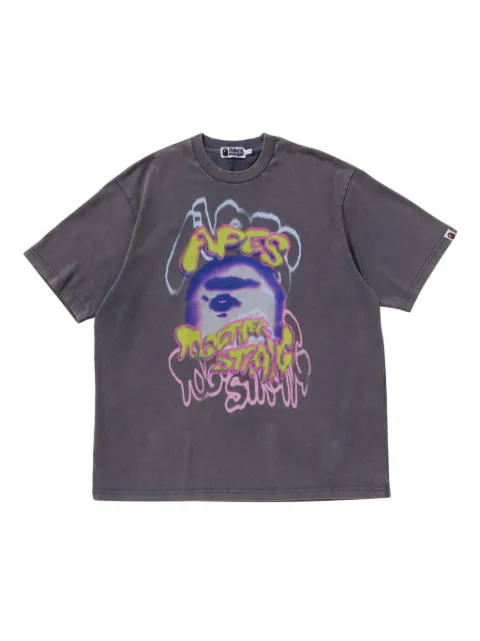 A BATHING APE® logo-print T-shirt